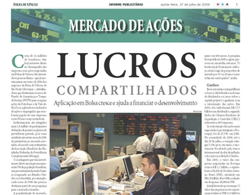 Caderno Mercado de Ações