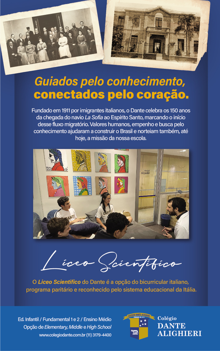 Anuncio Colégio Dante Alighieri